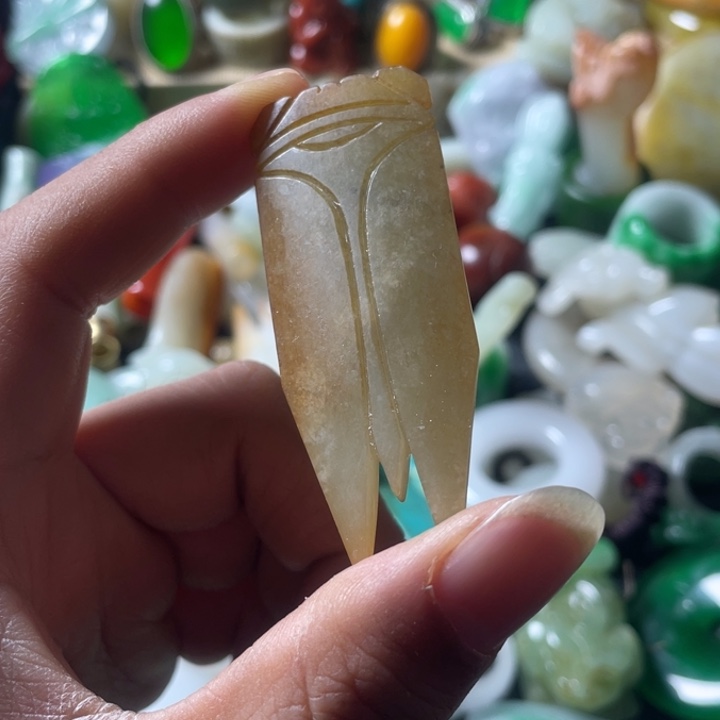 和田玉未镶嵌吊坠(不含链)