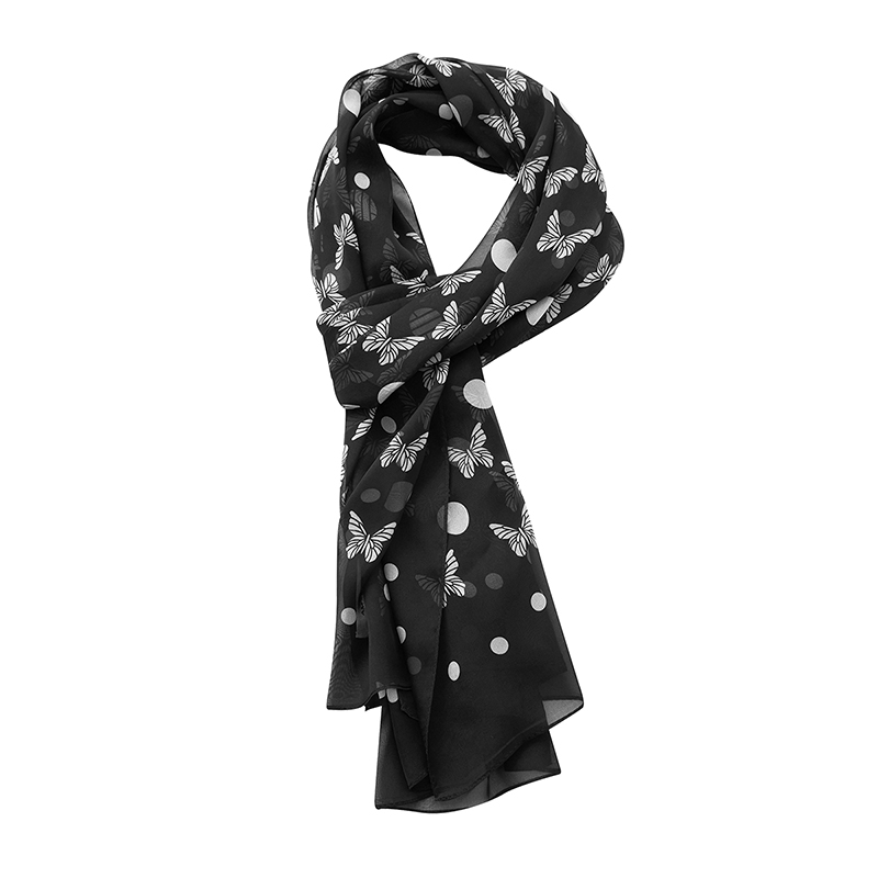 阿玛施AMASS时尚质感百搭"自由诗人"系列桑蚕丝丝巾配饰女580001