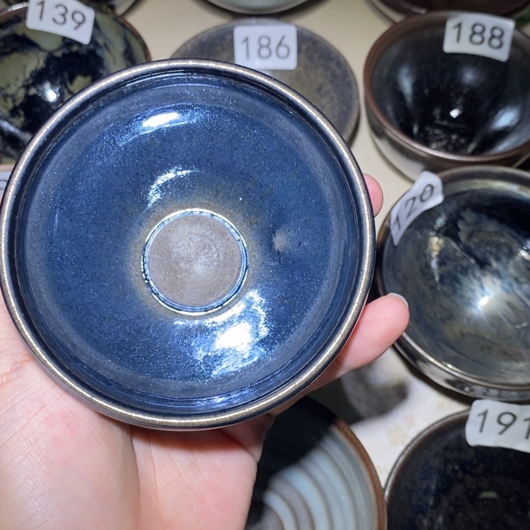 茶盏建窑建盏90号微瑕