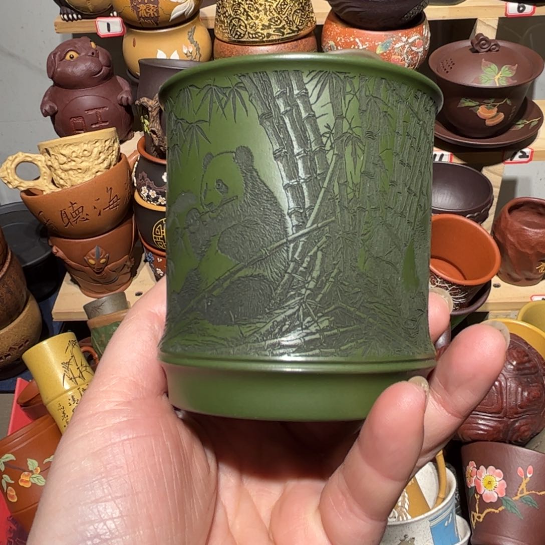 紫砂茶杯宜兴紫砂主人杯