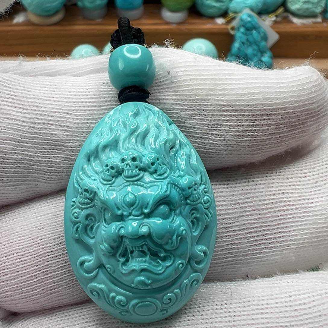 绿松石大黑天 未镶嵌