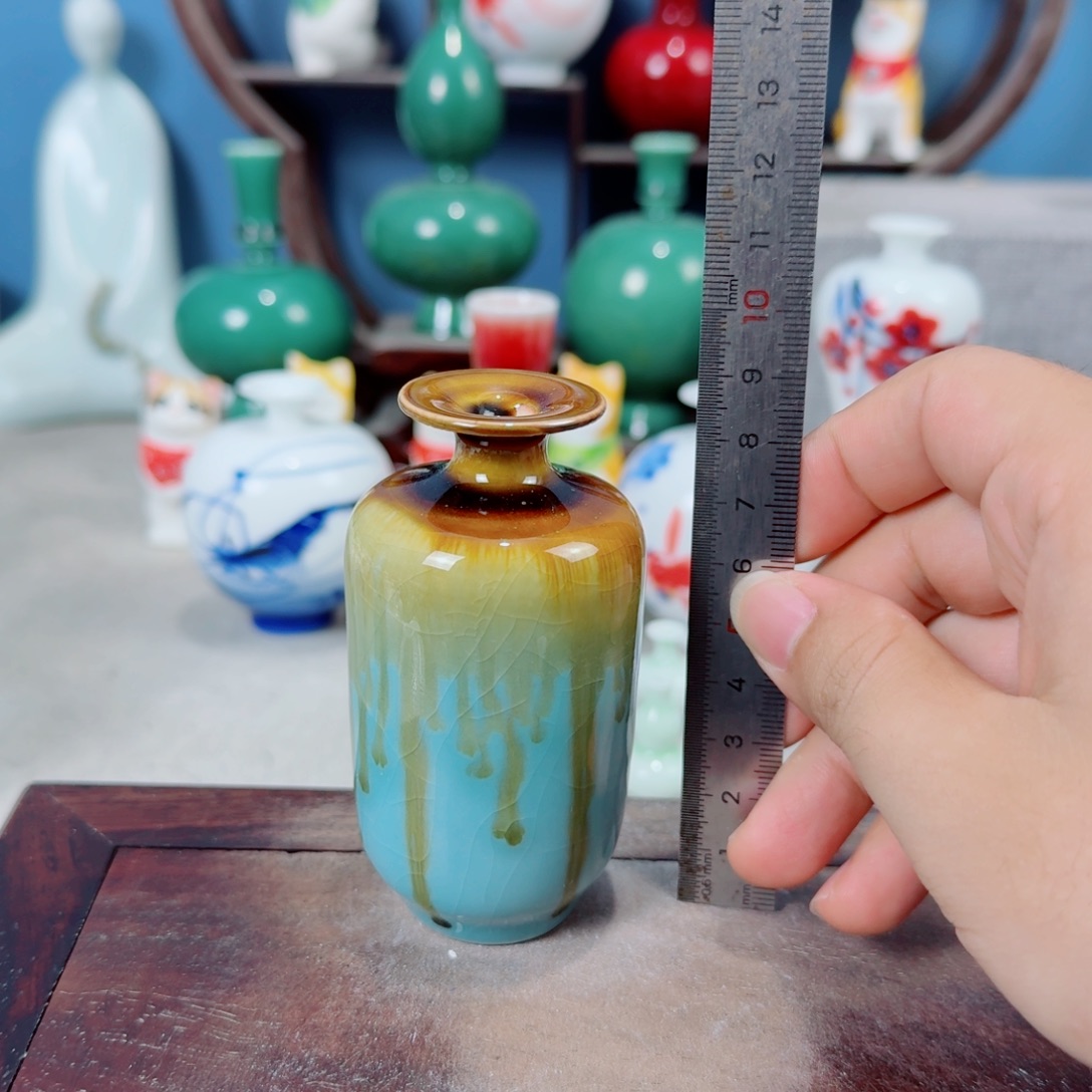 陶瓷手工小花器摆件