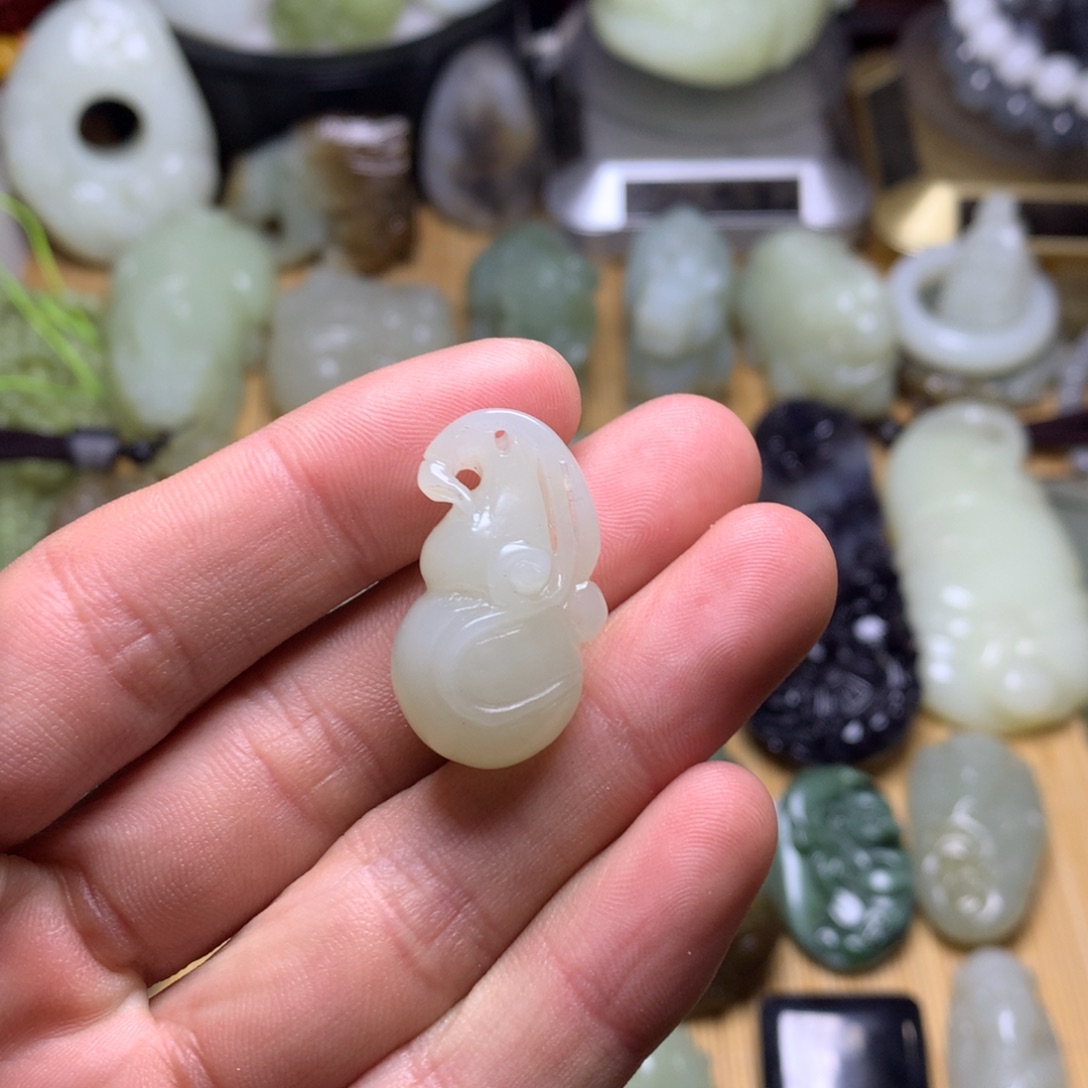 和田玉挂件未镶嵌