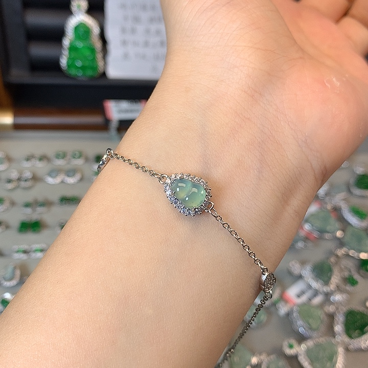 翡翠未镶嵌手链手链