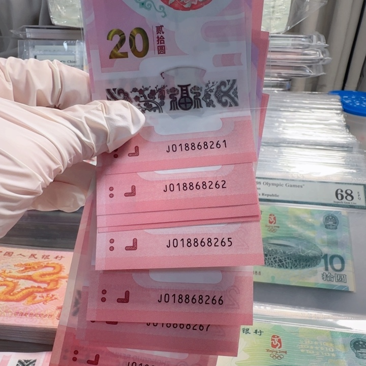 塑料蛇钞十连Ｊ018868261-270