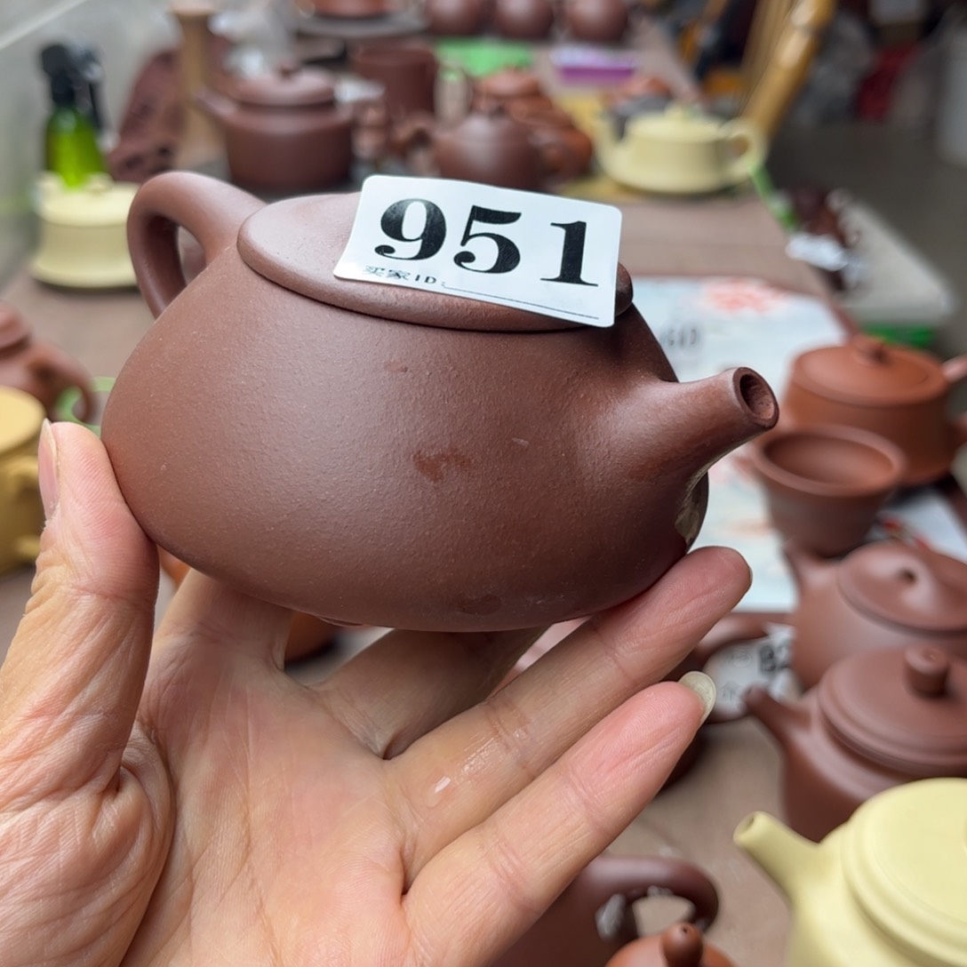 紫砂茶壶紫泥瑕疵190cc