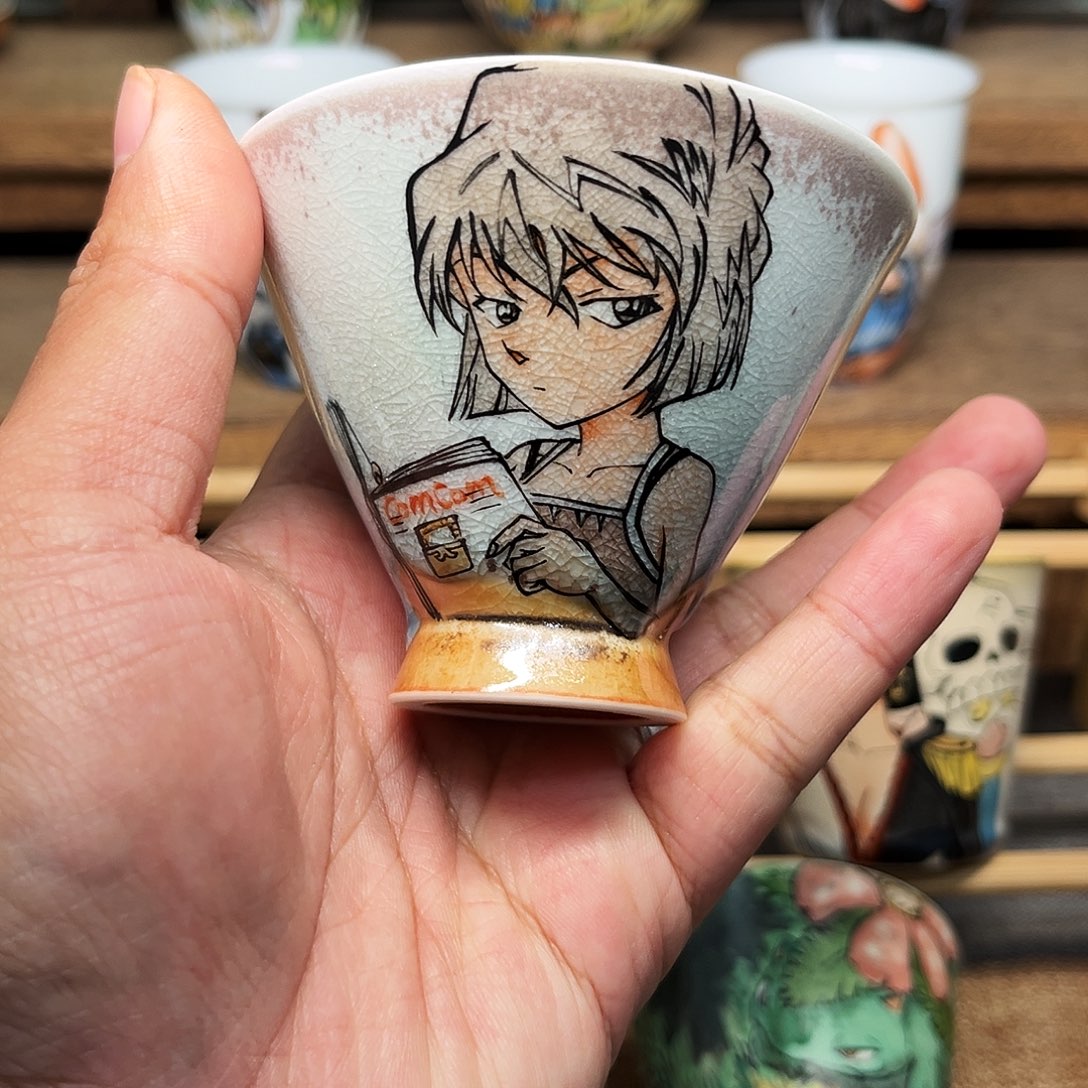 景德镇陶瓷手绘主人杯