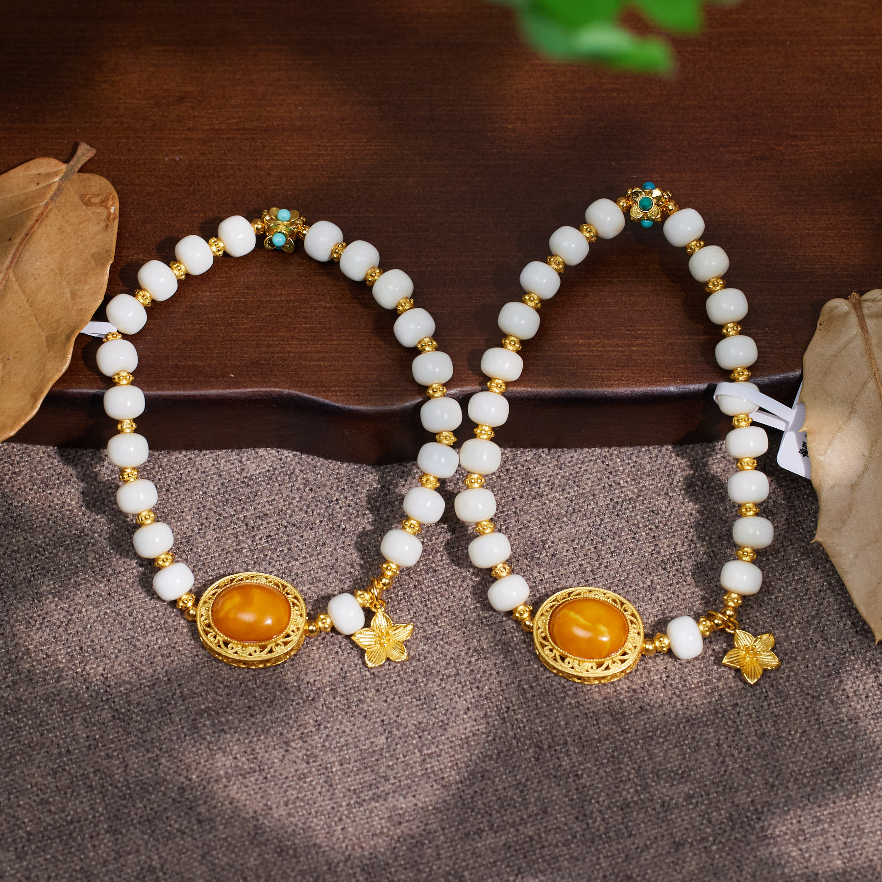 【九华山】*猛犸手串（多样性发其一）W8036