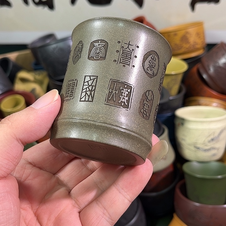 茶杯紫砂全手工紫砂主人杯