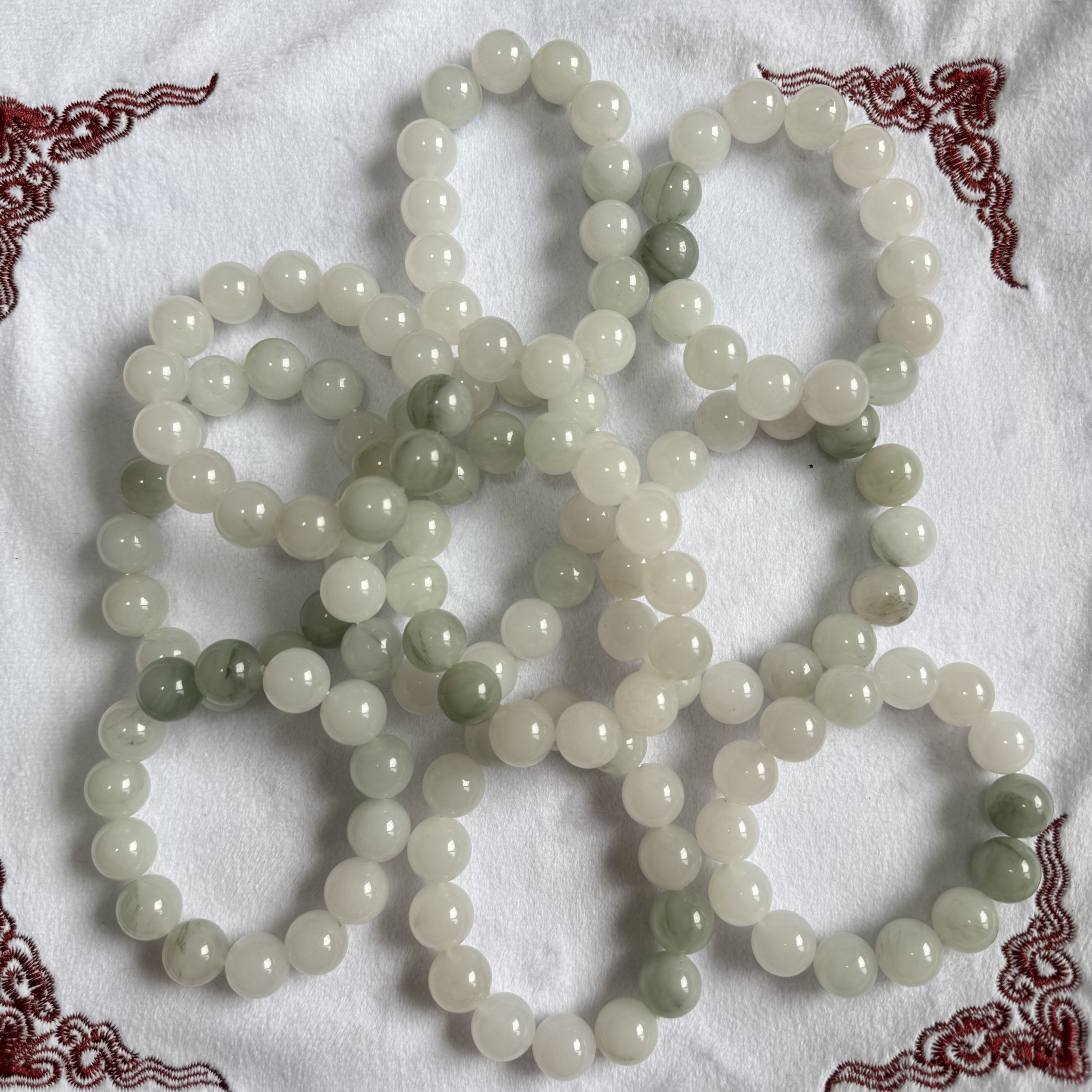 天山翠卡14mm+天山翠平安扣多样性发一套