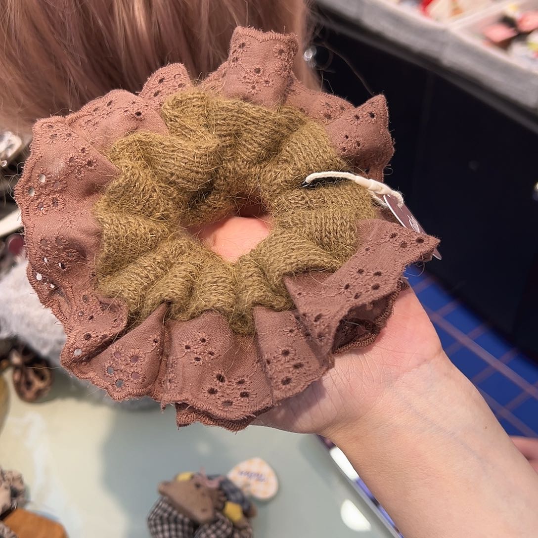 布艺铁合金发圈哦