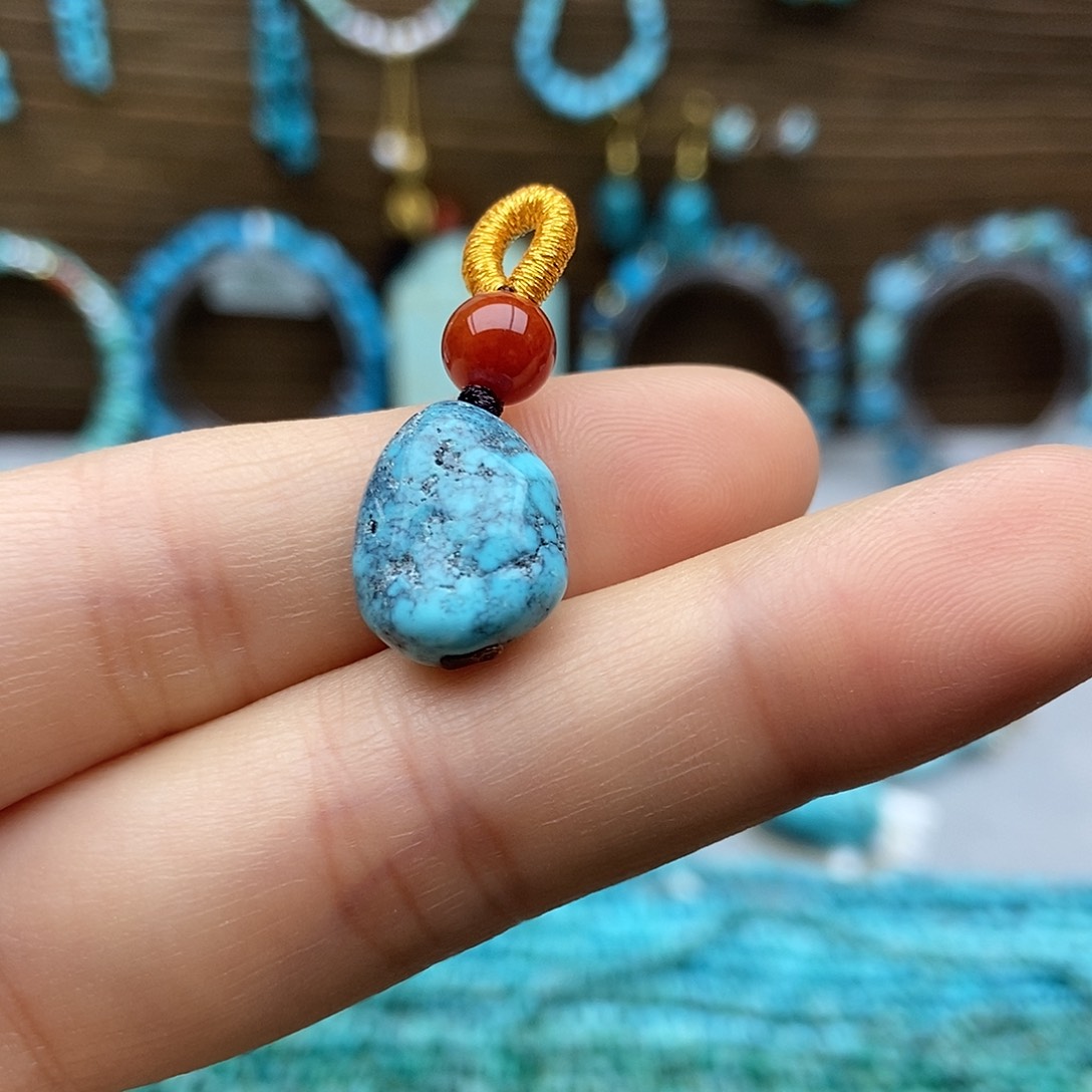 南红玛瑙未镶嵌蓝随行