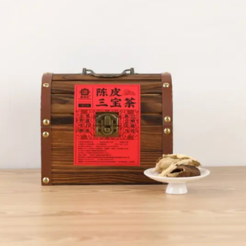 喜物茶事 2019年陈皮三宝茶180g白茶甄选陈皮茶