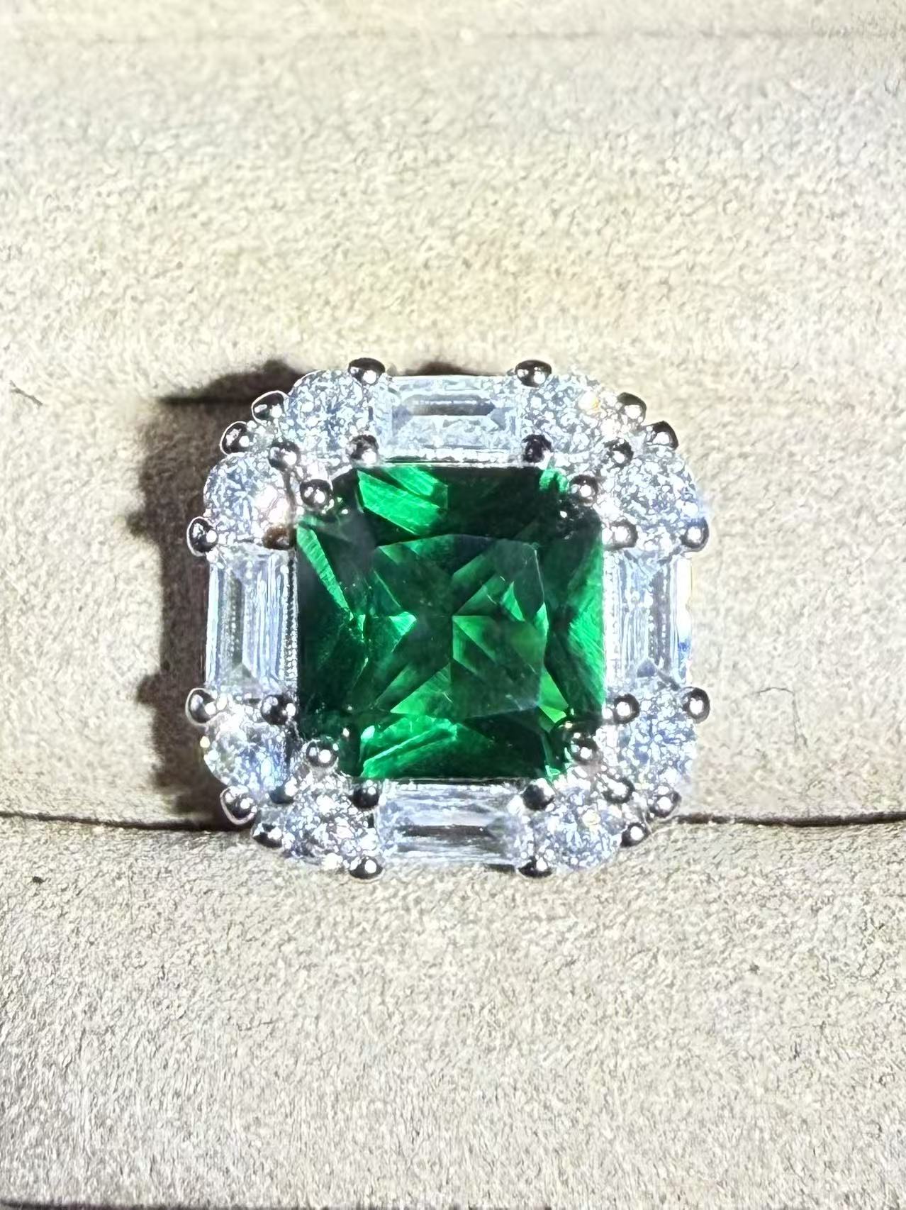 培育祖母绿/Colombian/Verdant/Gree/祖母绿吊坠