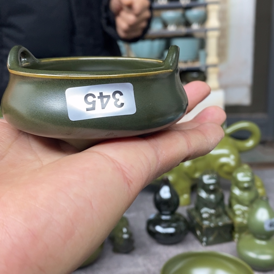 软***-摆件陶瓷抱朴瓷器仿古微瑕