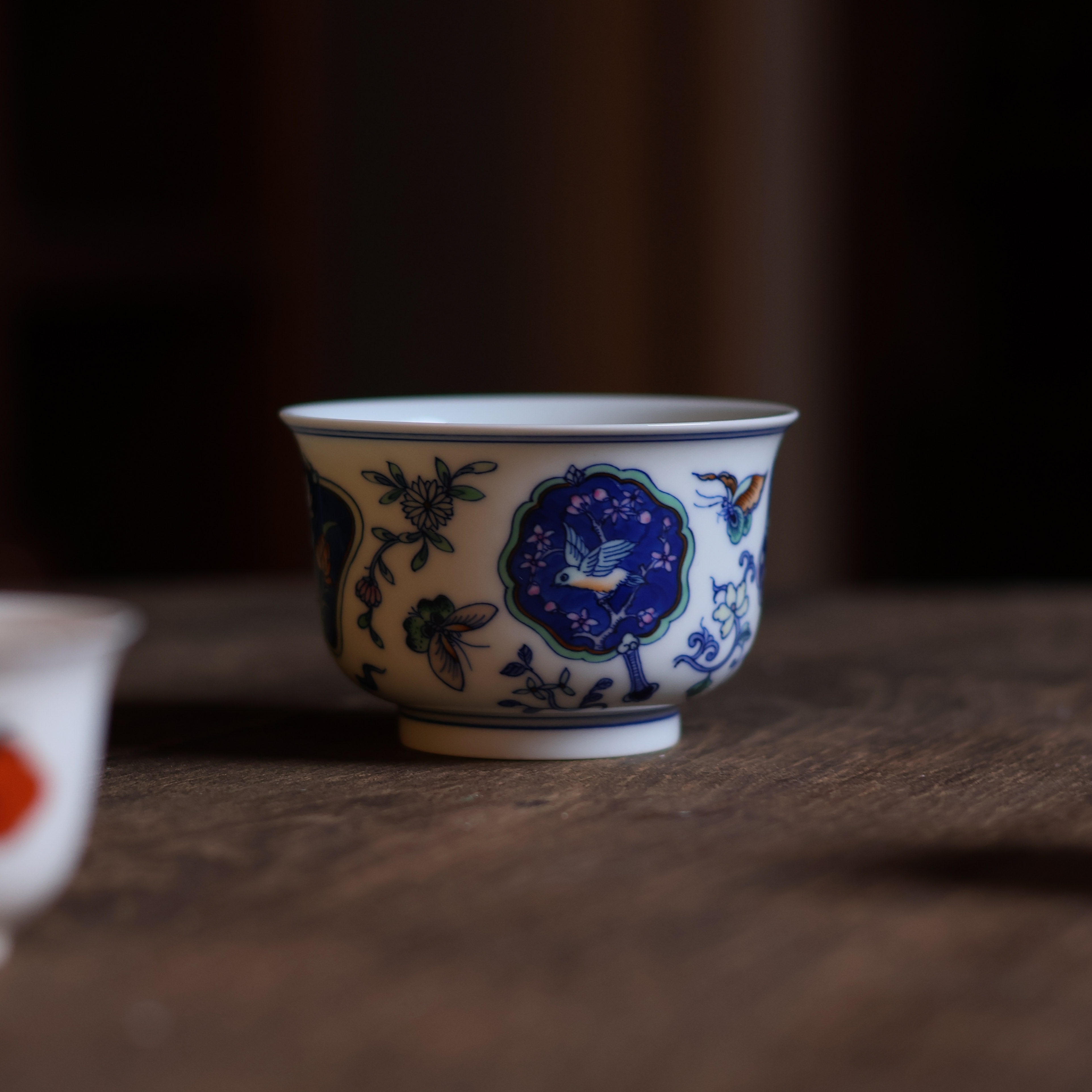 阿茶 团扇-卓君-主人杯-150ml（卓君S0087）