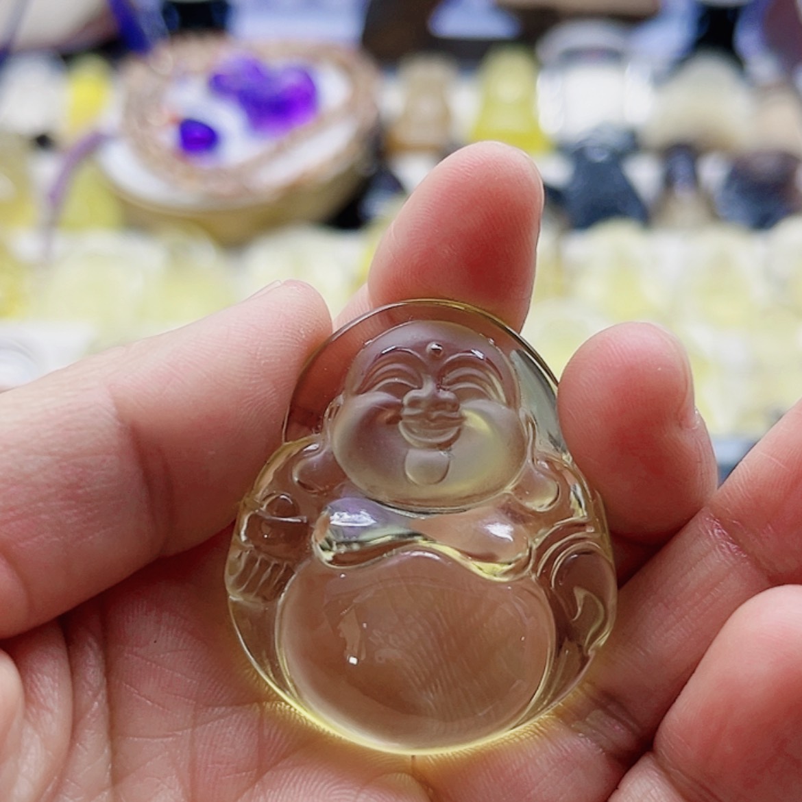 【闪购商品】水晶弥勒佛未镶嵌