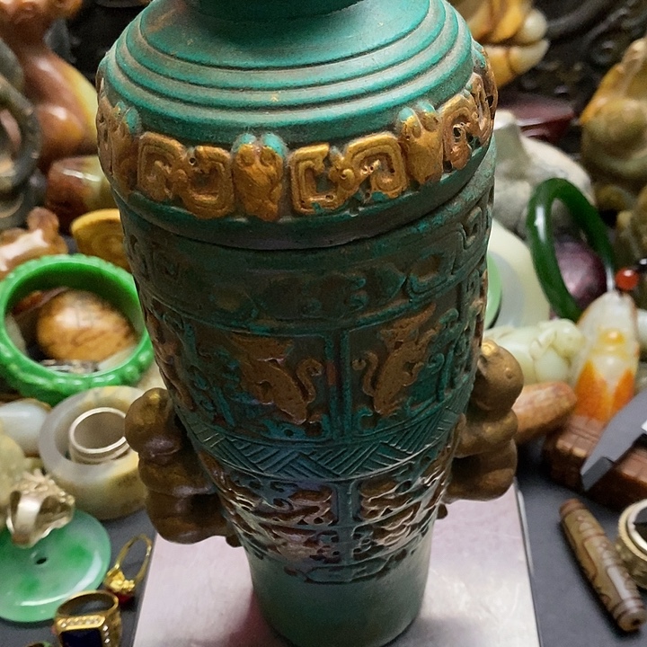 冯***其白玉菩提吊坠挂件