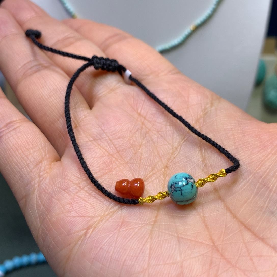 南红玛瑙手链未镶嵌