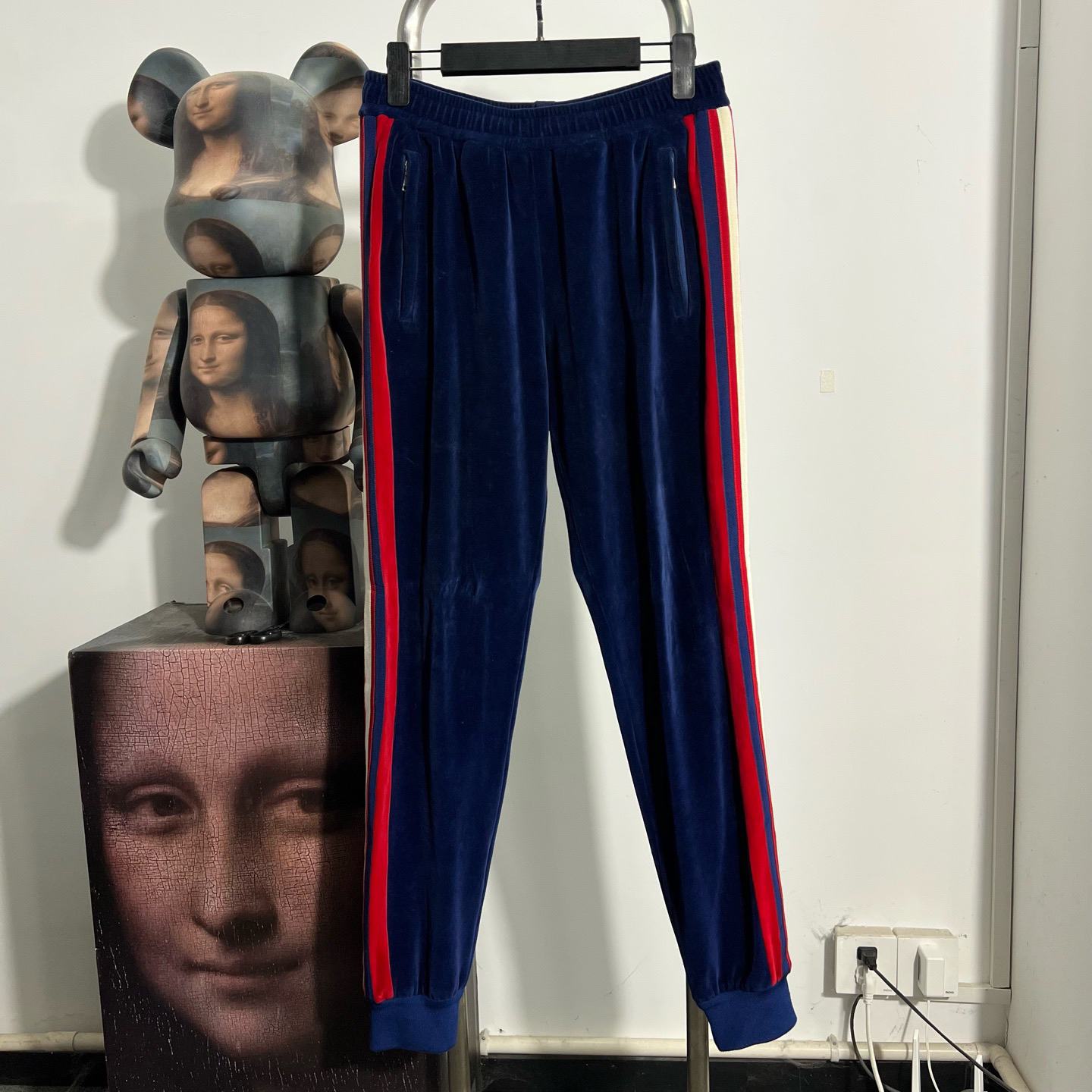 99新 GUCCI/古驰 丝绒长裤 x0923 S 裤长102 腰围37