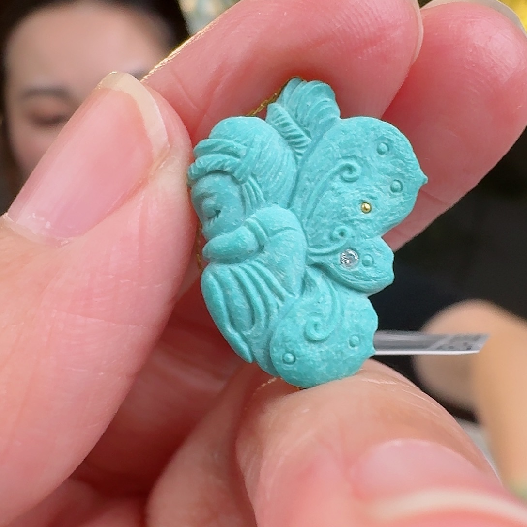 绿松石珠宝奇石未镶嵌