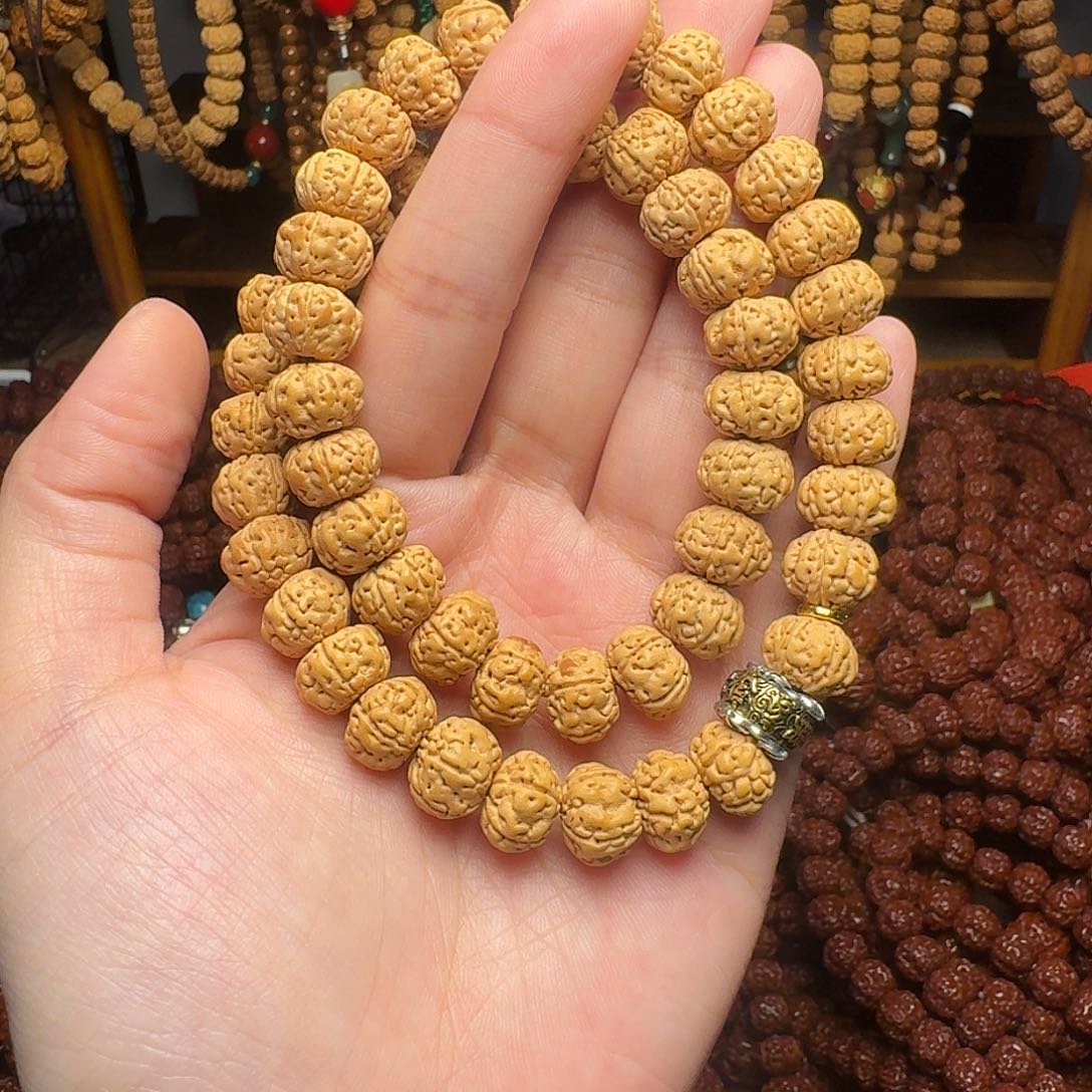 金刚菩提吊坠10双圈原皮