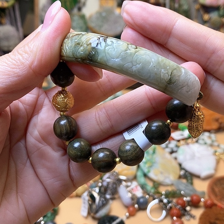 翡翠手链未镶嵌手链60