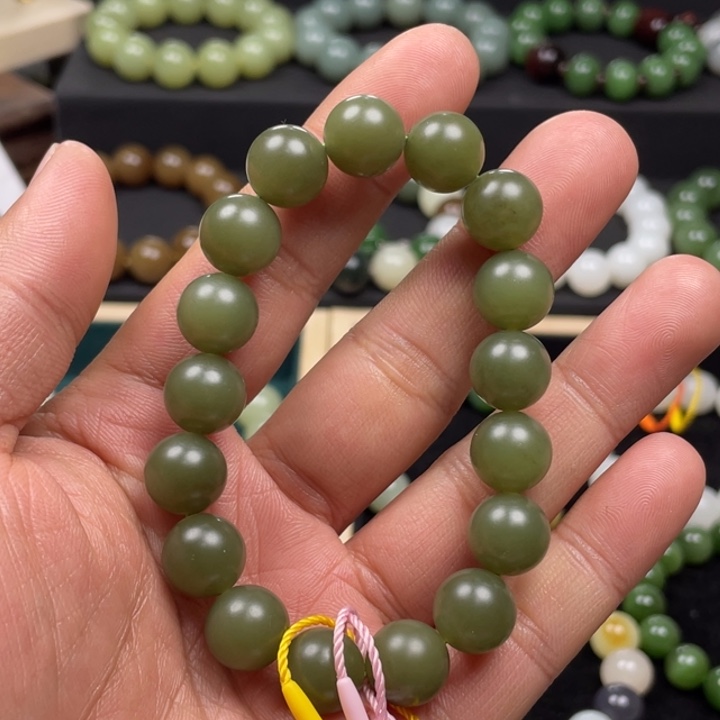 和田玉手串未镶嵌