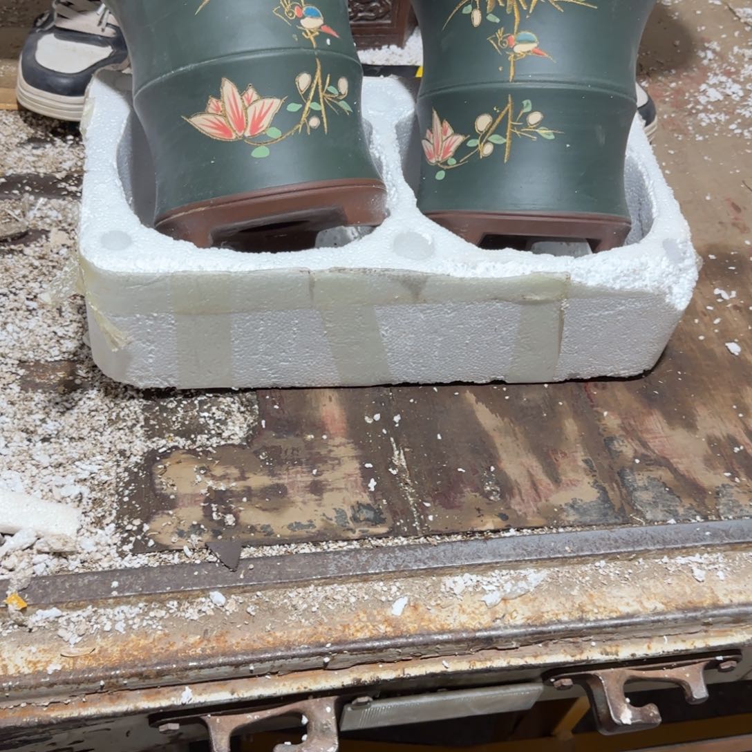 紫砂花盆口径16.18蓝口径