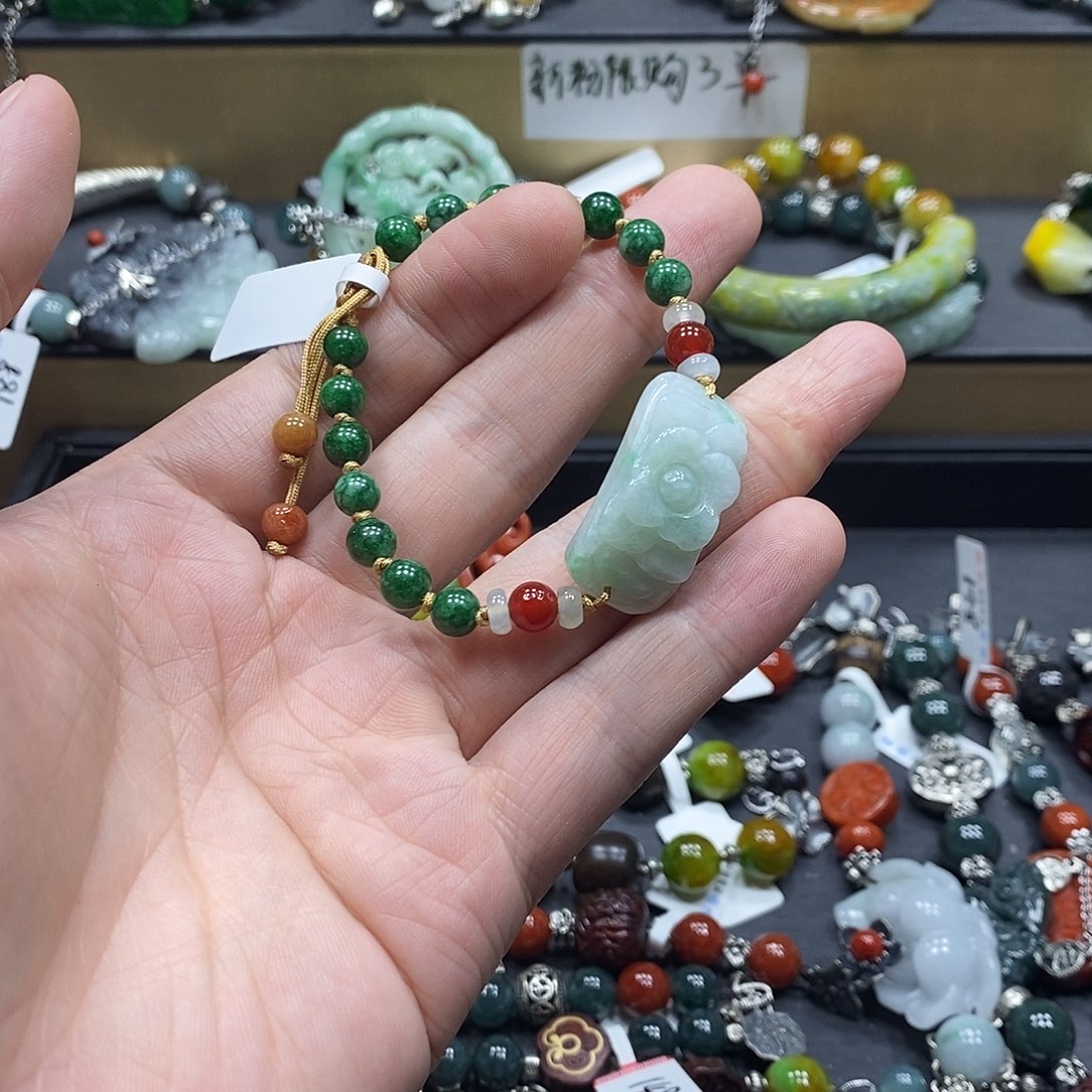 未镶嵌手链翡翠手链