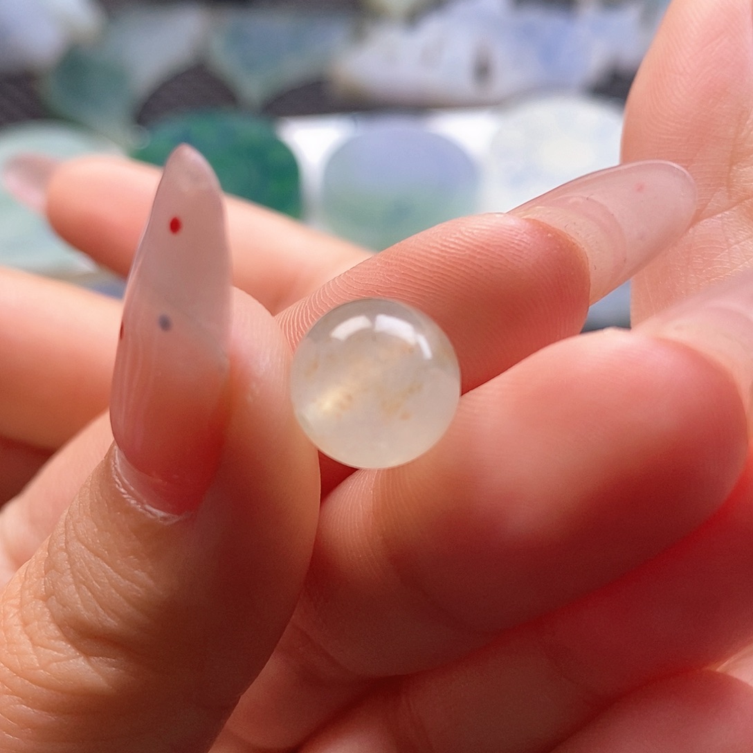 定制翡翠未镶嵌卡11+珠子