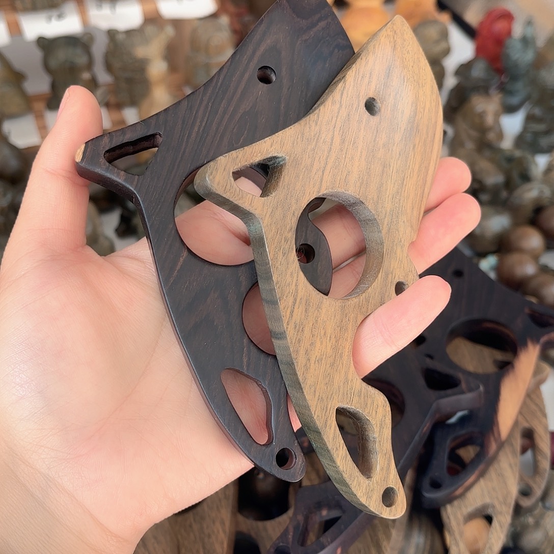 山****木绿檀紫光檀鲨鱼刀