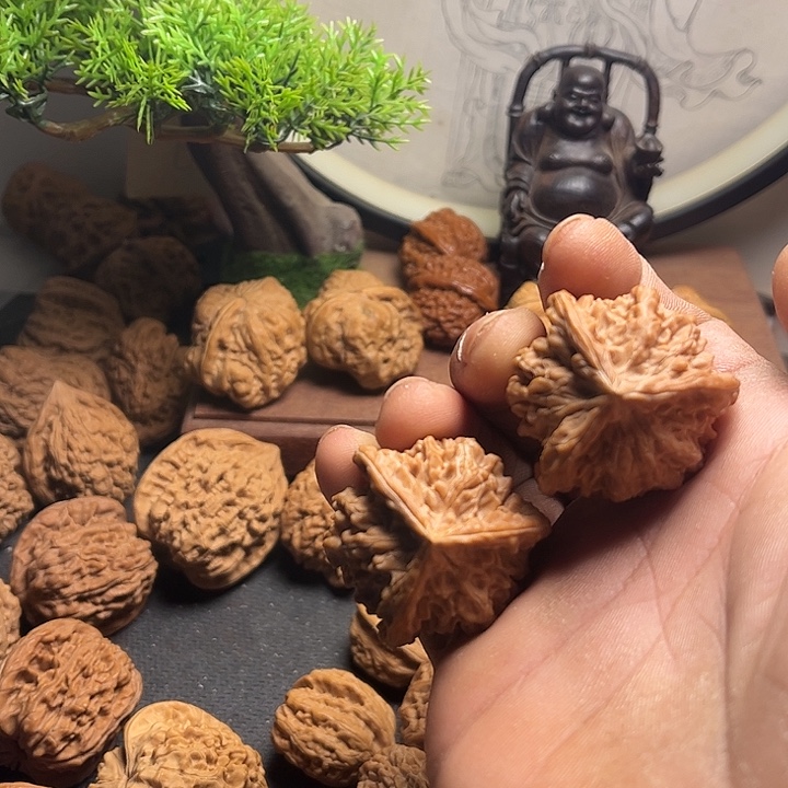吊坠文玩核桃38盘山