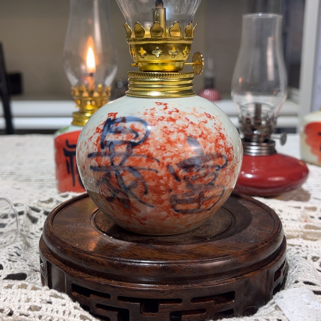 摆件景德镇陶瓷香薰灯