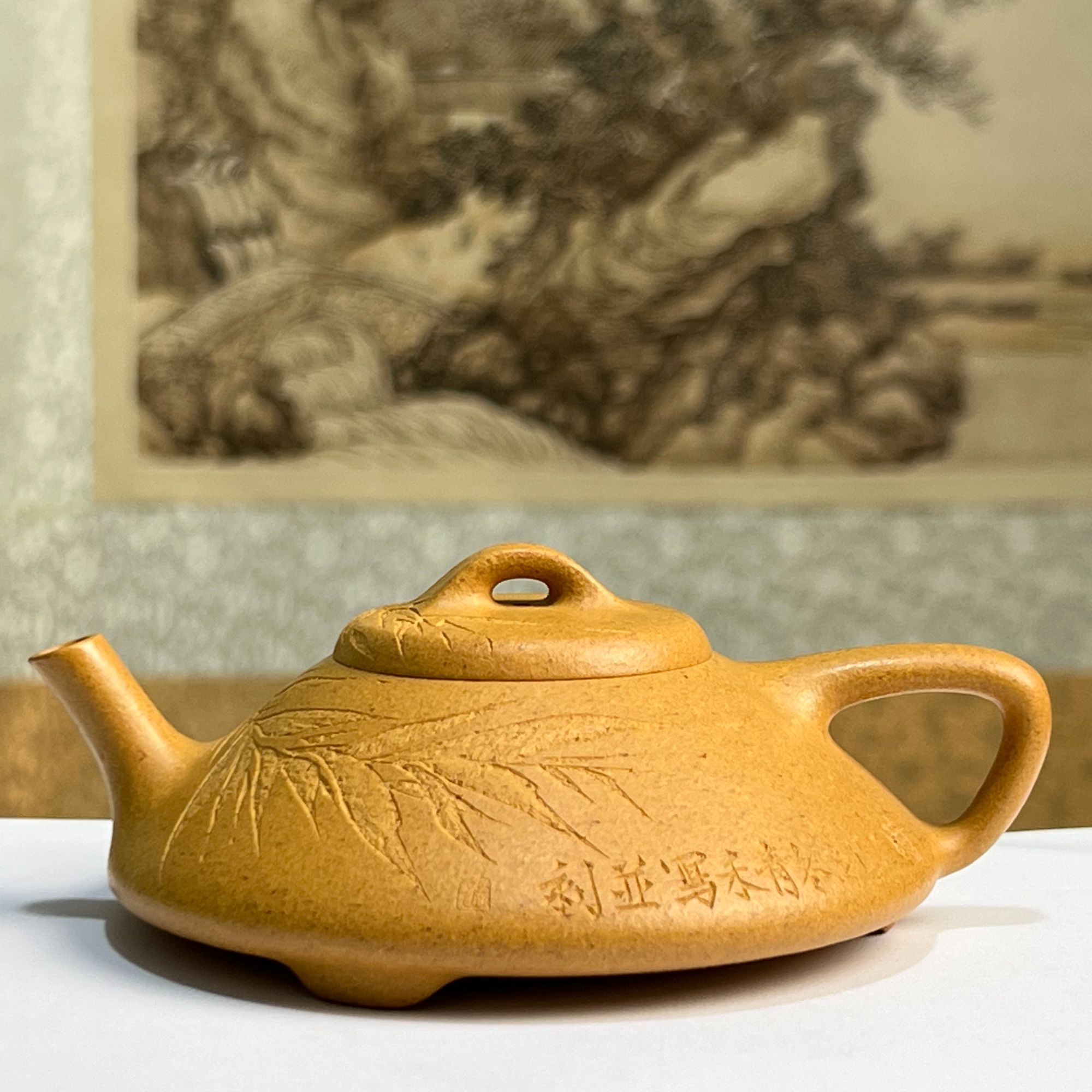 合瓢  精工半手工制作   原矿老宕口黄金段   130 cc   小巧精致 