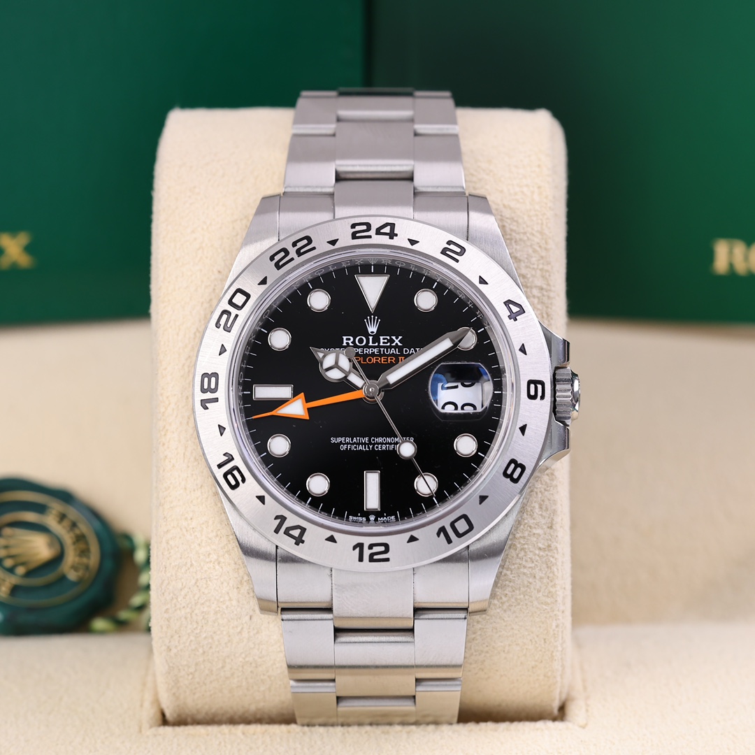 95新 Rolex/劳力士 探险家型 型号m226570-0001黑盘2024年3月保卡