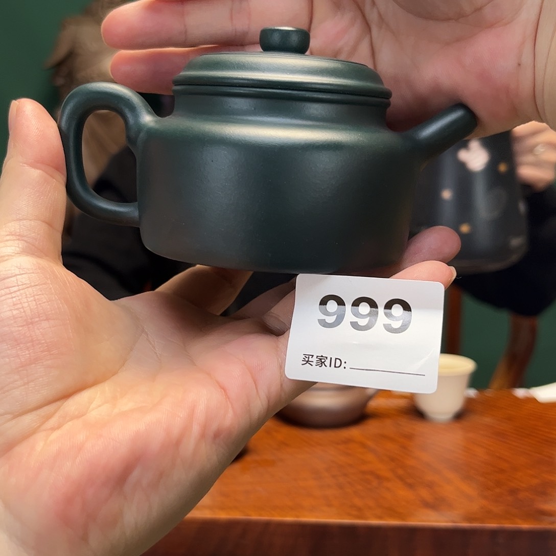 茶壶紫砂绿泥德钟999