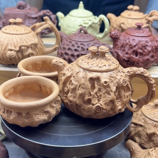 紫砂茶壶放****)全手工制作