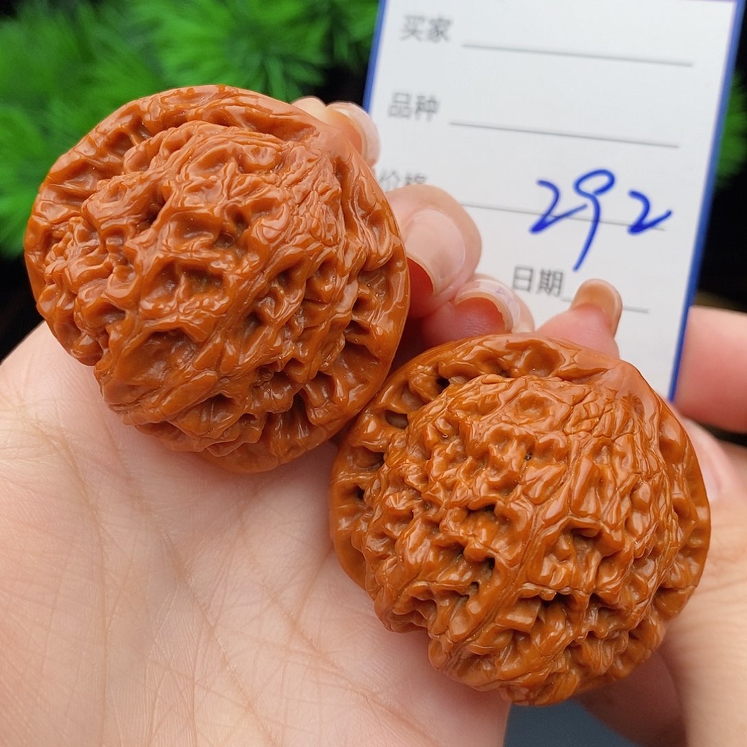 文玩核桃把件43水龙纹293