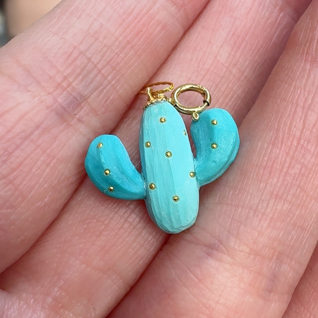 绿松石珠宝奇石18K金镶嵌