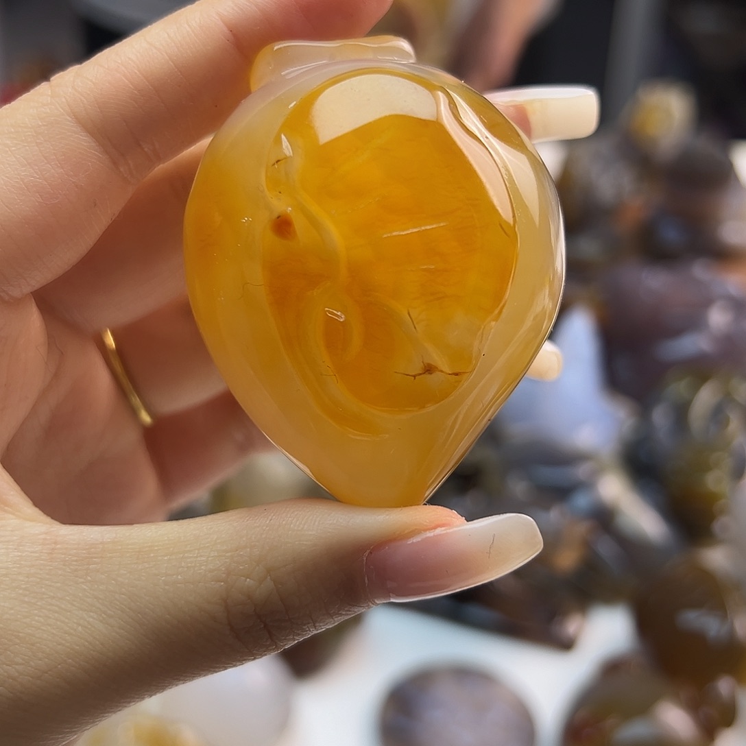 玛瑙/玉髓未镶嵌吊坠(不含链)