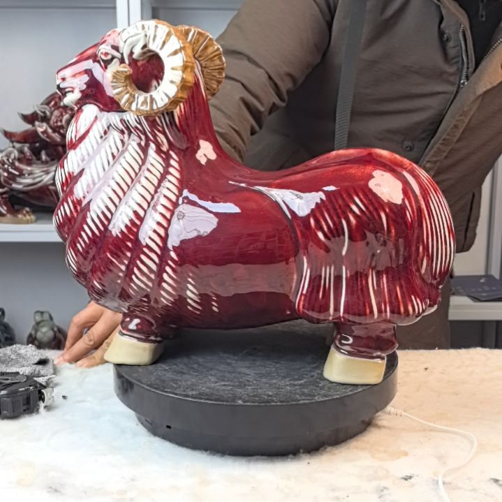 摆件神後鎮鈞瓷擺件