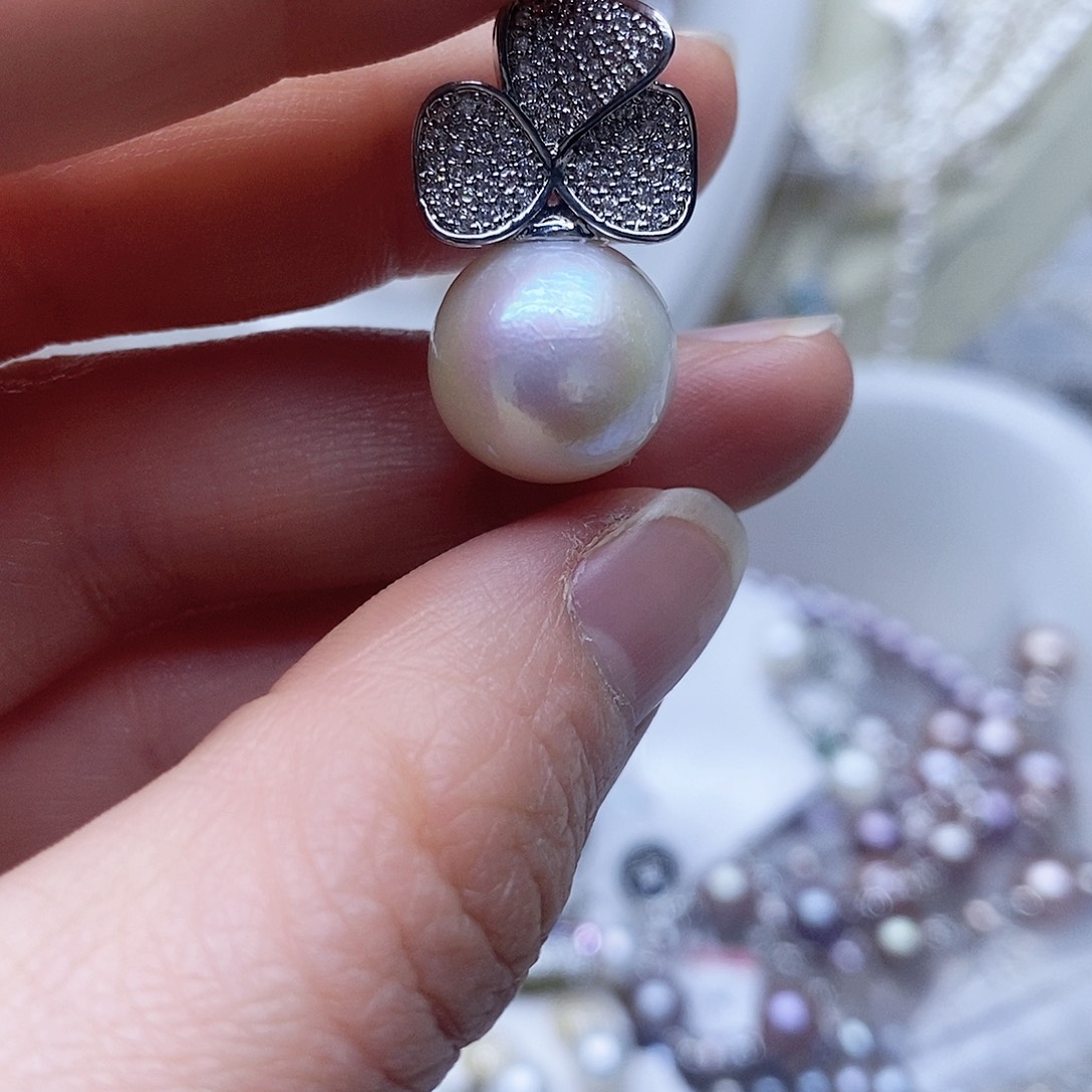 未镶嵌吊坠淡水珍珠