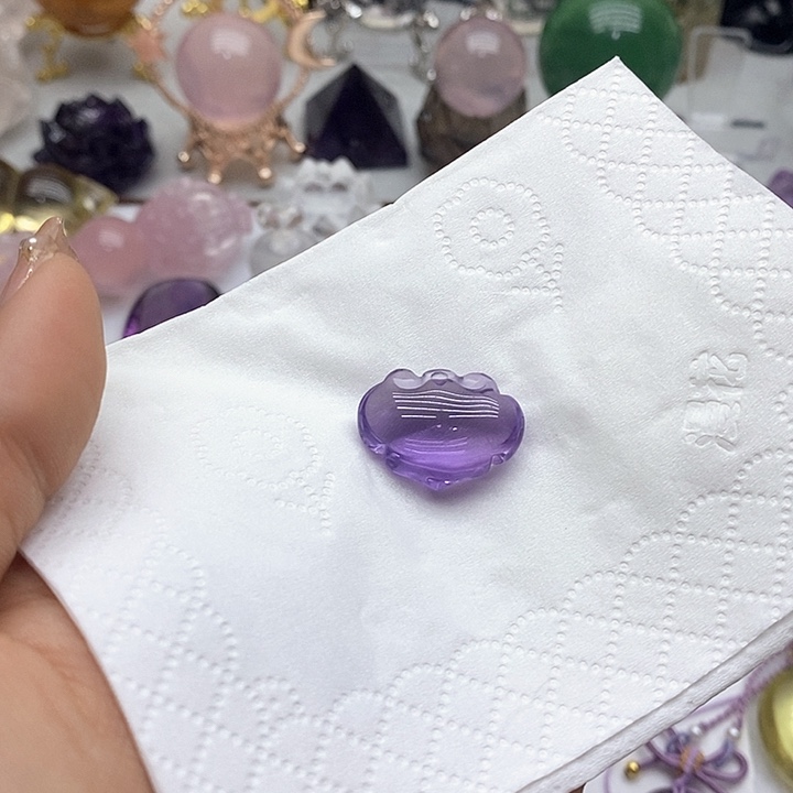 水晶摆件未镶嵌吊坠