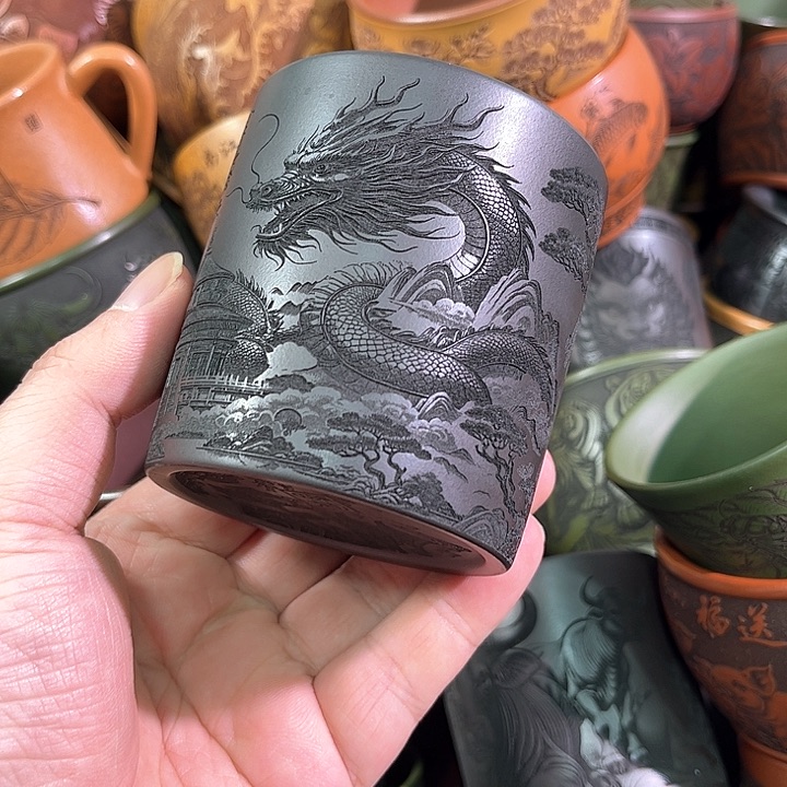 茶杯紫砂全手工紫砂主人杯