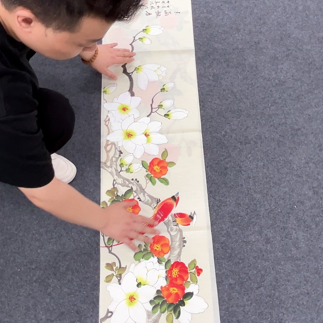 国画国画作品宣纸纯手绘