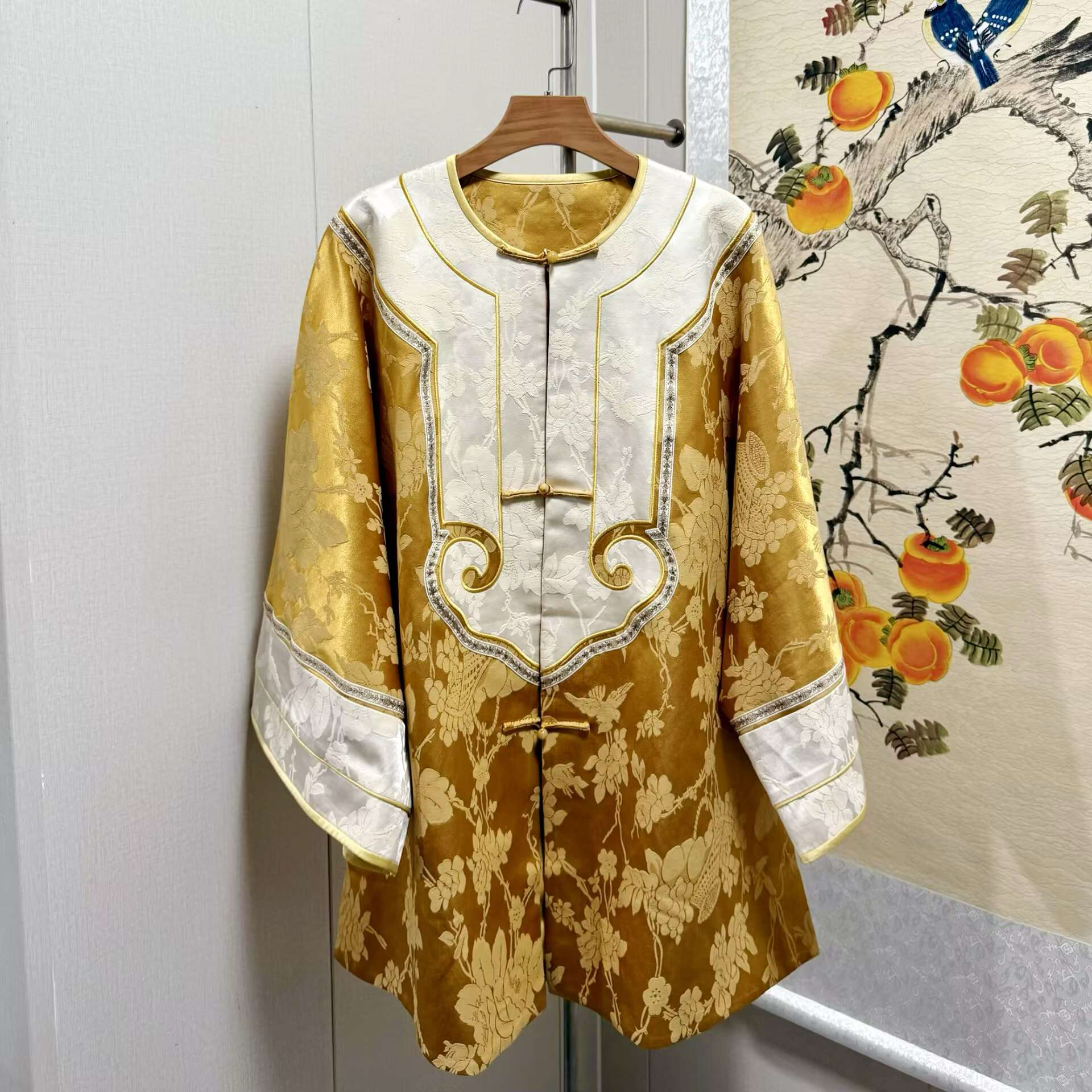 卿风出品250011新中式国风对襟如意百搭外套