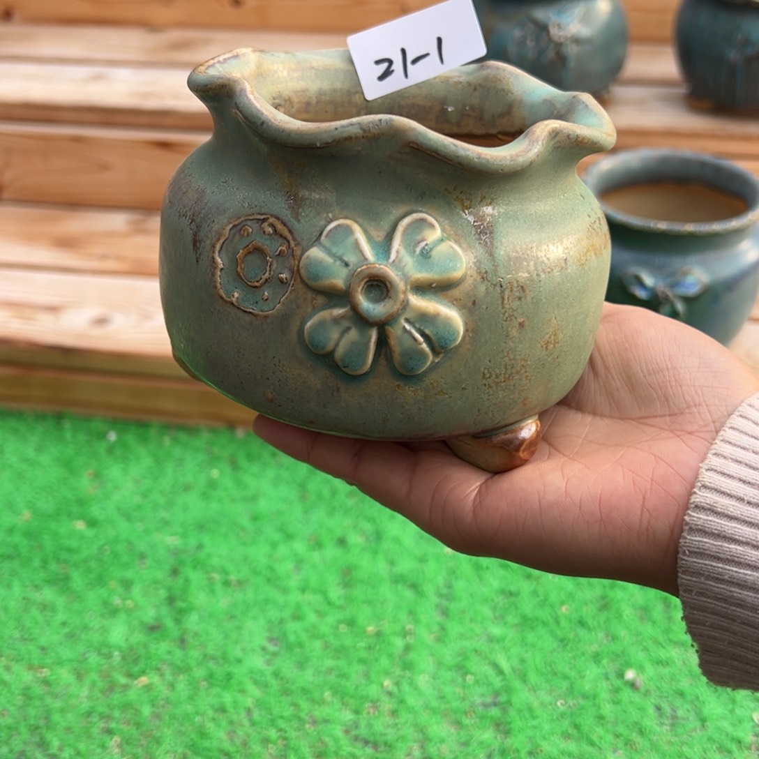 21-1花盆小鹿园艺