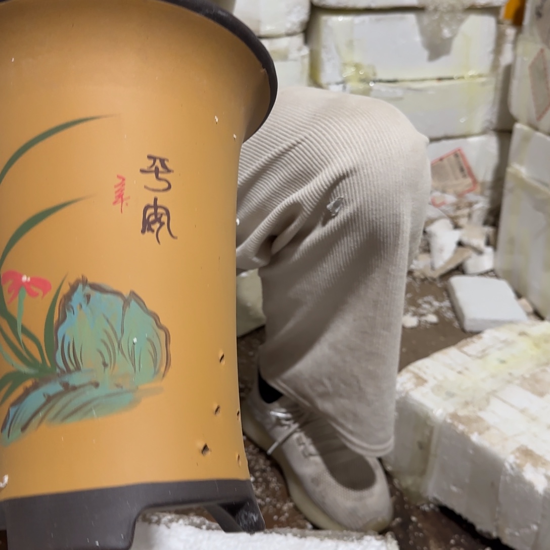 紫砂花盆瑕疵也是