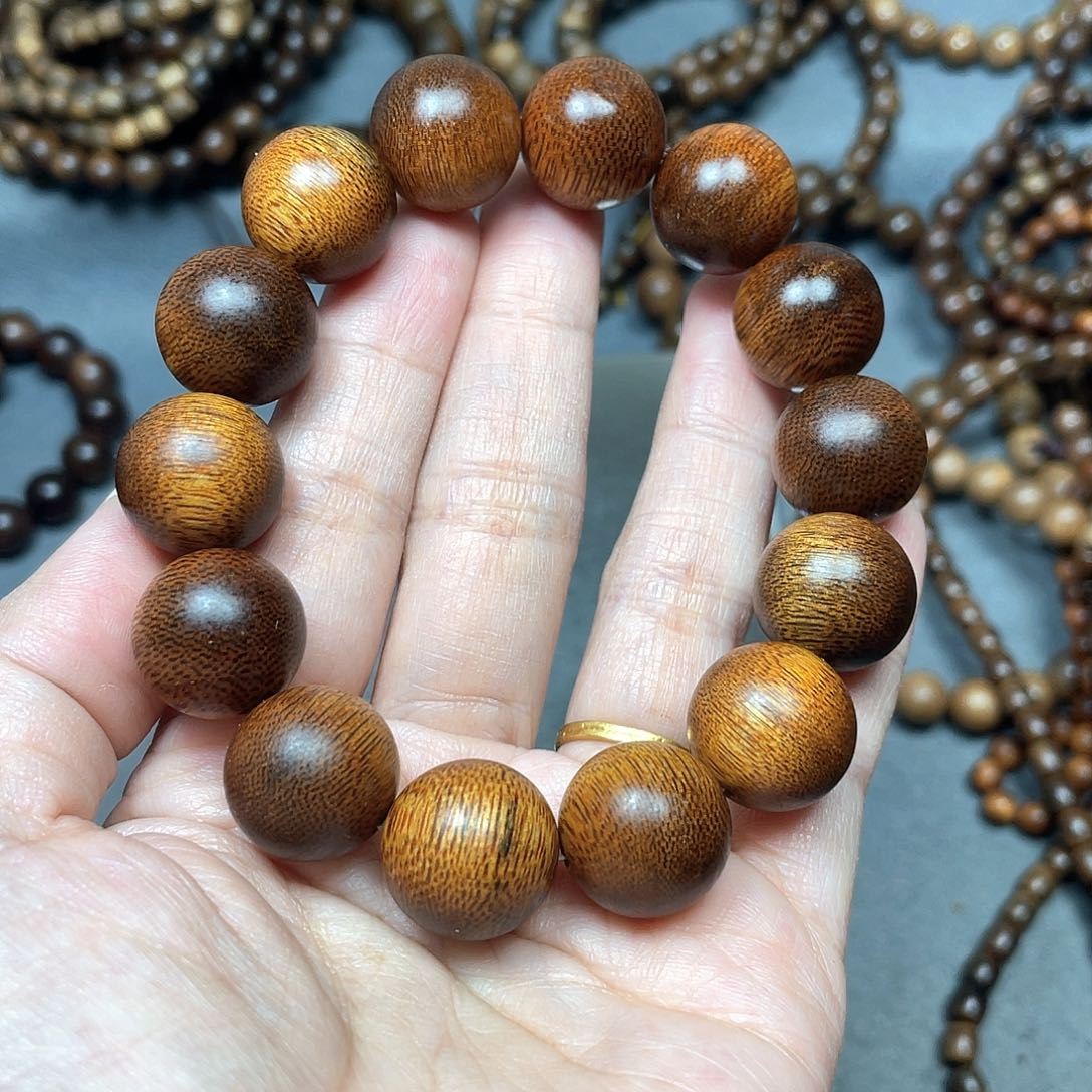 沉香手串富森红土1.6